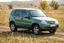 Chevrolet Niva 1998–2020 Sānu sliekšņi Sunrise (2 gab., alumīnijs) foto 1