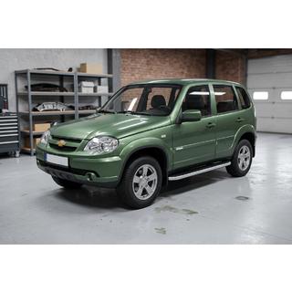 Sānu pakāpieni Tayga Grey (2 gab., alumīnijs) foto 1
