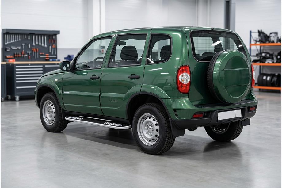 Chevrolet Niva 1998–2020 Sānu pakāpieni Tayga V2 (2 gab., alumīnijs) Image