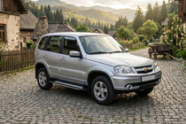 Chevrolet Niva 1998–2020 Sānu pakāpieni Rainbow (2 gab., alumīnijs) foto 1