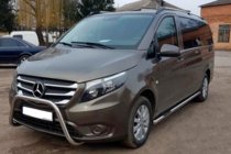 Mercedes Vito/V klase W447 2014– Bullbar WT006 (nerūsējošais tērauds) foto 2