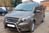Mercedes Vito/V klase W447 2014– Bullbar WT006 (nerūsējošais tērauds) foto 3