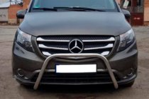 Mercedes Vito/V klase W447 2014– Bullbar WT006 (nerūsējošais tērauds) foto 4