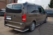 Mercedes Vito/V klase W447 2014– Aizmugurējais stūru aizsargstienis AK003 (nerūsējošais tērauds) foto 3