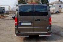 Mercedes Vito/V klase W447 2014– Aizmugurējais stūru aizsargstienis AK003 (nerūsējošais tērauds) foto 2