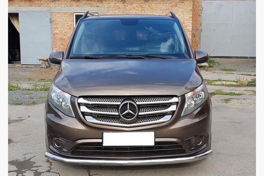 Mercedes Vito/V klase W447 2014– Priekšējais aizsargstienis ST008 (nerūsējošais tērauds) Image