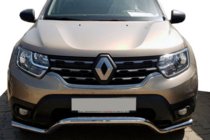 Dacia Duster 2018–2024 Priekšējais aizsargstienis WT008 (nerūsējošais tērauds) foto 1
