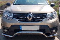 Dacia Duster 2018–2024 Priekšējais aizsargstienis WT008 (nerūsējošais tērauds) foto 4