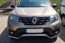 Renault Duster 2018–2024 Priekšējais aizsargstienis WT008 (nerūsējošais tērauds) foto 6