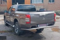 Fiat Fullback 2016– Aizmugures aizsargstienis AK005 (nerūsējošais tērauds) foto 2