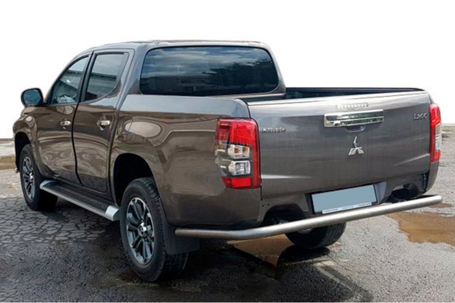 Mitsubishi L200 2015–2024 Aizmugures aizsargstienis AK005 (nerūsējošais tērauds) Image