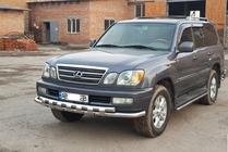 Lexus LX470 1998–2007 Priekšējais aizsargs ST015 (nerūsējošais tērauds) foto 2