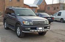 Lexus LX470 1998–2007 Priekšējais aizsargs ST015 (nerūsējošais tērauds) foto 5