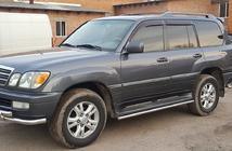 Lexus LX470 1998–2007 Sānu sliekšņu aizsardzība (2 gab., nerūsējošais tērauds) foto 2
