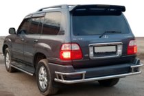 Lexus LX470 1998–2007 Aizmugurējais aizsargstienis AK009-15 (nerūsējošais tērauds) foto 1