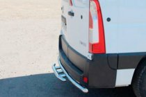 Renault Master 2011–2023 Aizmugurējais aizsargloks AK008 (nerūsējošais tērauds) foto 1