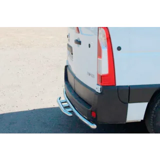 Aizmugurējais aizsargloks AK008 (nerūsējošais tērauds) Renault Master 2011–2023 foto 1