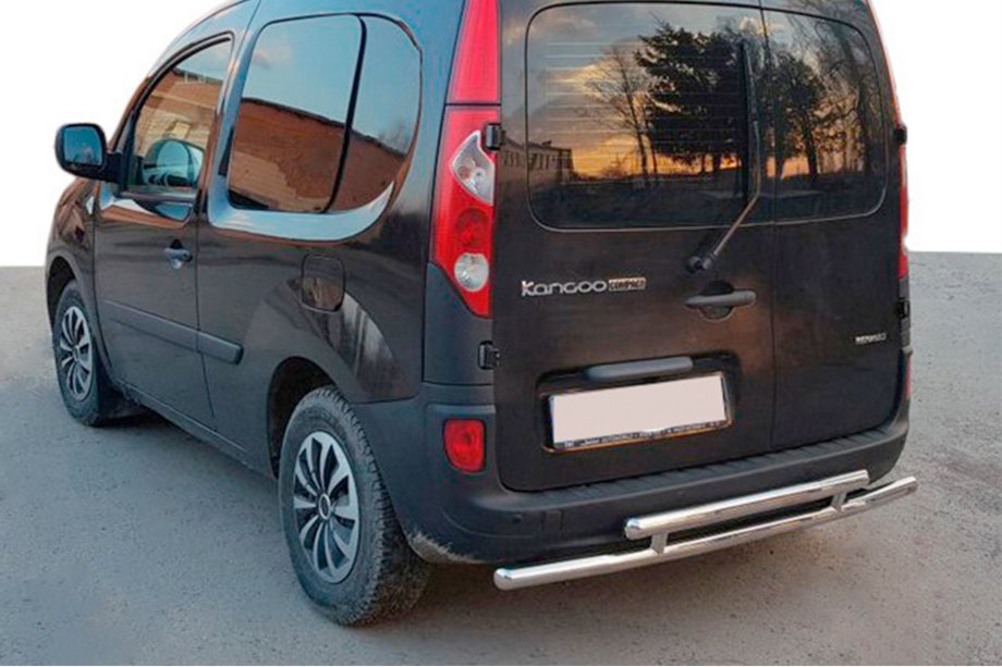 Renault Kangoo 2008–2020 Aizmugurējais aizsargstienis AK002-2 (nerūsējošais tērauds) Image