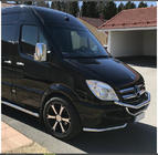 Mercedes Sprinter W906 2006–2018 Priekšējais aizsargstienis OM3-2 (2013+, nerūsējošais tērauds) foto 5