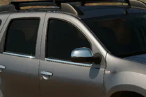 Dacia Duster 2008–2018 Spoguļu uzlikas variants 1 (2 gab., nerūsējošais tērauds) foto 1