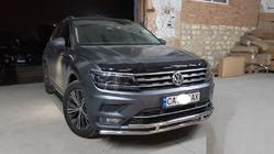 Volkswagen Tiguan 2016–2023 Priekšējais aizsargstienis ST016 (nerūsējošais tērauds) foto 2