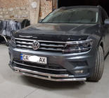 Volkswagen Tiguan 2016–2023 Priekšējais aizsargstienis ST016 (nerūsējošais tērauds) foto 4