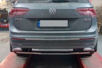 Volkswagen Tiguan 2016–2023 Aizmugures aizsargstienis AK001-2 (nerūs.) foto 2