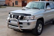Nissan Patrol Y61 1997–2011 Kengurustienis QT007 (nerūsējošais tērauds) foto 2