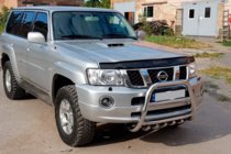 Nissan Patrol Y61 1997–2011 Kengurustienis QT007 (nerūsējošais tērauds) foto 3