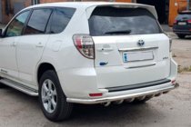 Toyota Rav 4 2006–2013 Aizmugures aizsargstienis AK005-15 (tikai EV, 2 gab., nerūsējošais tērauds) foto 3