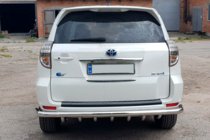 Toyota Rav 4 2006–2013 Aizmugures aizsargstienis AK005-15 (tikai EV, 2 gab., nerūsējošais tērauds) foto 4