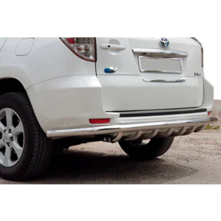 Aizmugures aizsargstienis AK005-15 (tikai EV, 2 gab., nerūsējošais tērauds) Toyota Rav 4 2006–2013 foto 1