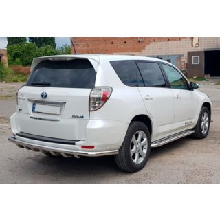 Aizmugures aizsargstienis AK005-15 (tikai EV, 2 gab., nerūsējošais tērauds) Toyota Rav 4 2006–2013 foto 2