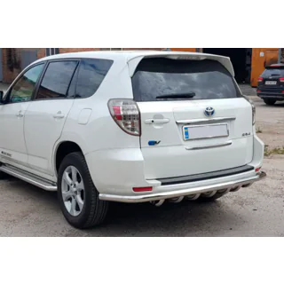 Aizmugures aizsargstienis AK005-15 (tikai EV, 2 gab., nerūsējošais tērauds) Toyota Rav 4 2006–2013 foto 3
