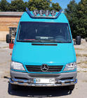 Mercedes Sprinter W901/902/903/904/905 1995–2006 Priekšējais aizsargstienis ST015-2 (nerūsējošais tērauds) foto 2