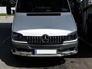 Mercedes Sprinter W901/902/903/904/905 1995–2006 Priekšējais aizsargstienis ST015-2 (nerūsējošais tērauds) foto 8
