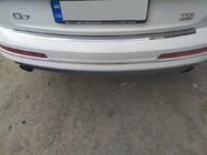 Audi Q7 2005–2015 Aizmugurējā bampera aizsarguzlika Carmos (nerūsējošais tērauds) foto 1