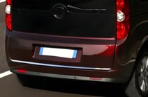 Opel Combo 2012–2018 Bagāžnieka vāka kantes uzlika (nerūsējošais tērauds) foto 2