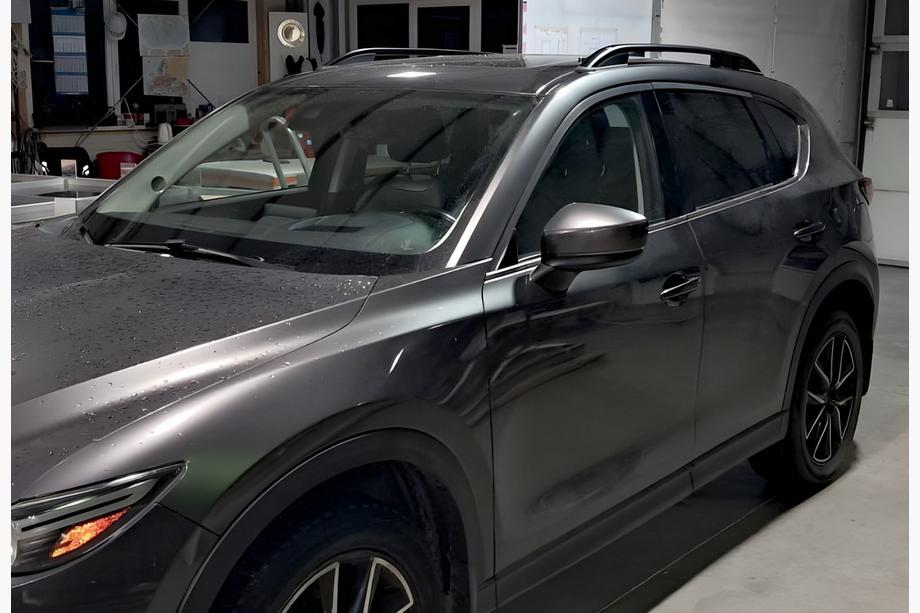 Mazda CX-5 2017–2025 Jumta reliņi Skyport Black (2 gab.) Image
