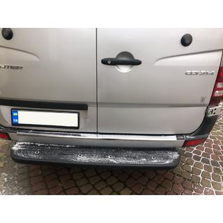 Aizmugurējā bampera uzlika (Carmos V1, nerūsējošais tērauds) Mercedes Sprinter W906 2006–2018 foto 3