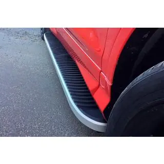 Sānu pakāpieni Tayga Grey (2 gab., alumīnijs) foto 1