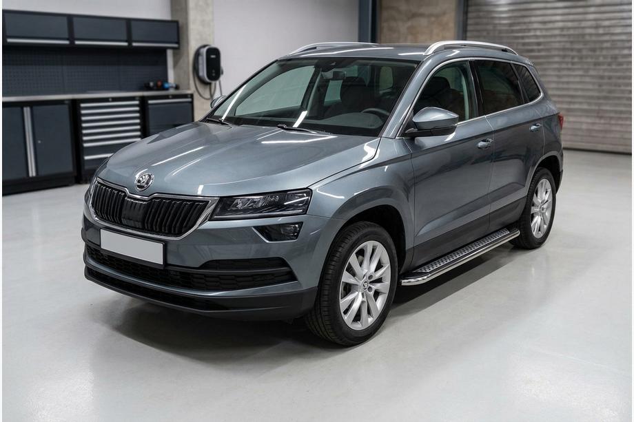 Skoda Karoq 2018– Sānu pakāpieni Maydos V2 (2 gab., alumīnijs/nerūsējošais tērauds) Image