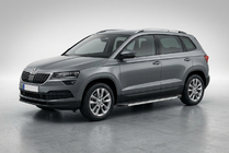 Skoda Karoq 2018– Sānu sliekšņi Maya V1 (2 gab., alumīnijs) foto 1