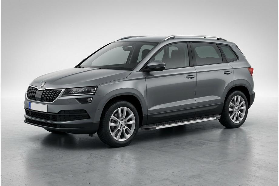 Skoda Karoq 2018– Sānu sliekšņi Maya V1 (2 gab., alumīnijs) Image