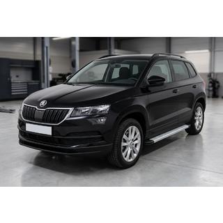 Sānu sliekšņi Maya V2 (2 gab., alumīnijs) Skoda Karoq 2018– foto 1
