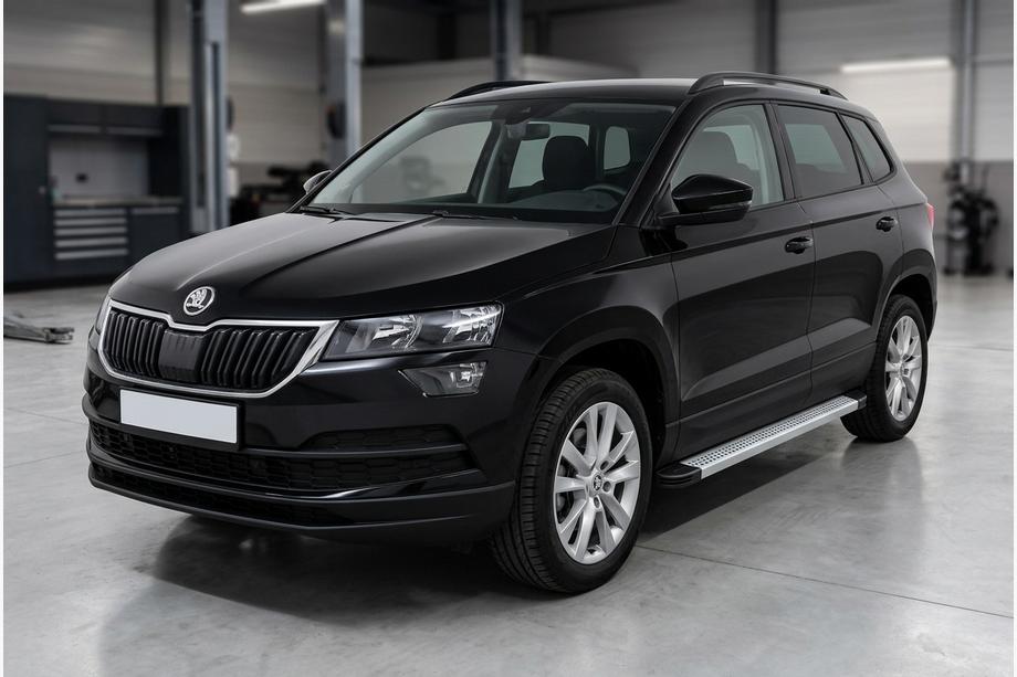 Skoda Karoq 2018– Sānu sliekšņi Maya V2 (2 gab., alumīnijs) Image