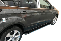 Skoda Karoq 2018– Sānu sliekšņi Bosphorus Grey (2 gab., alumīnijs) foto 1