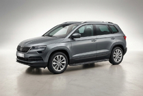 Skoda Karoq 2018– Sānu pakāpieni Allmond Black (2 gab., alumīnijs) foto 1