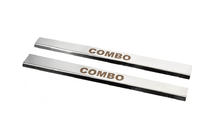 Opel Combo 2002–2012 Sliekšņu uzlikas Carmos (2 gab., nerūsējošais tērauds) foto 2