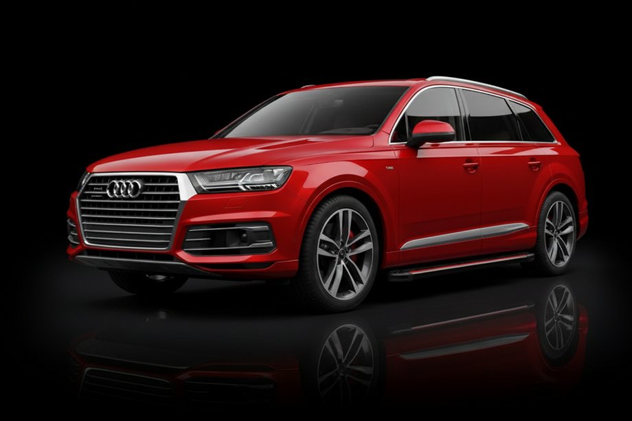Audi Q7 2015–2026 Sānu pakāpieni Maya Red (2 gab., alumīnijs) Image